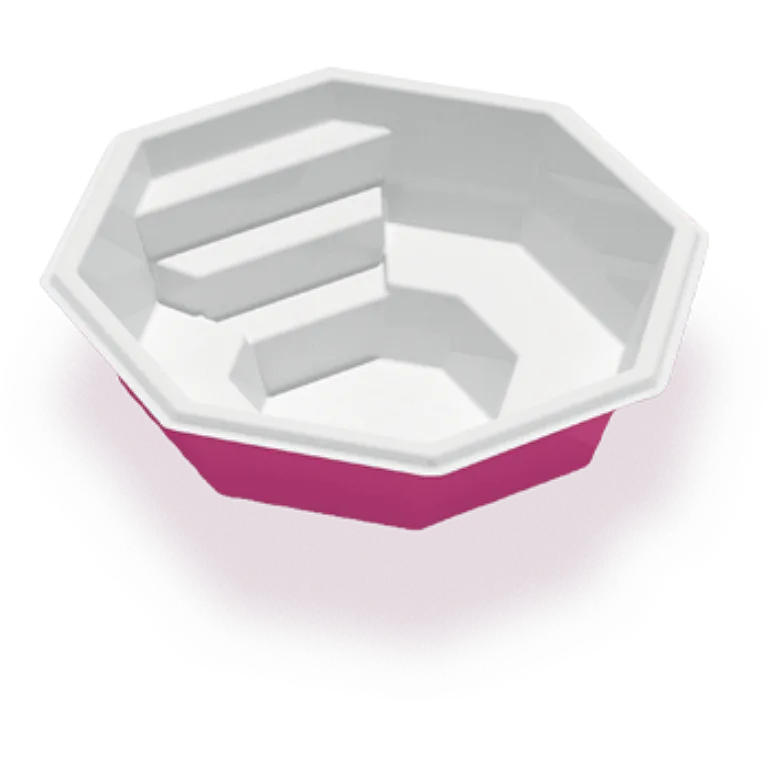 3D render of the Azoria Hollow fibreglass pool shell