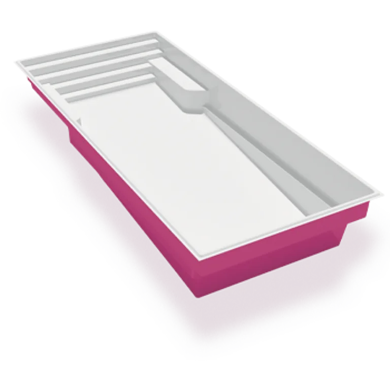 3D render of the Azoria Kelowna fibreglass pool shell