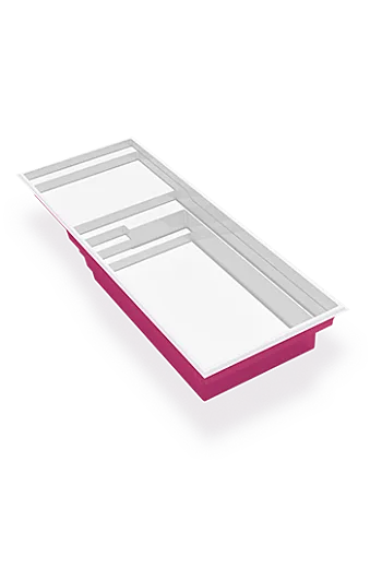 AQUARINO Quartz 1431 14x31 RGB Pink low