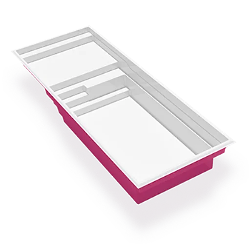 AQUARINO Quartz 1431 14x31 RGB Pink low